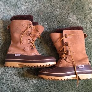 Kamik Suede Shearling Winter Boots